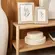 Caixa Decorativa Oval em MDF Revestida em PU Off White 28X22 cm