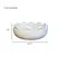 Centro de Mesa em Poliresina Orgânico Cesto Off White 25,5cm