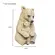 Escultura Decorativa Ursa com Filhote em Poliresina Marrom 28cm