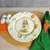Prato Sobremesa Cerâmica Follow The Bunny Ovo Páscoa II 20 cm - 1un