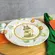 Prato Sobremesa Cerâmica Follow The Bunny Ovo Páscoa II 20 cm - 1un