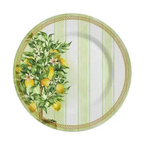 Prato Raso em Cerâmica Doce Limone Páscoa 29 cm - 1 Unid.