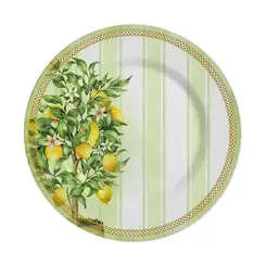 Prato Raso em Cerâmica Doce Limone Páscoa 29 cm - 1 Unid.