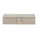 Caixa Decorativa Retangular Cinza Claro com Fecho Dourado 28 x 14 cm