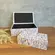 Kit 2 Caixas Decorativas em MDF com Revestimento Canvas Dapple Mescla