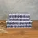 Kit 2 Caixas Decorativas em MDF e Canvas Geométrico Azura Azul e Branco