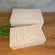 Kit 2 Caixas Decorativas em MDF e Canvas Xadrez Listra Lino Branco e Bege