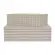 Kit 2 Caixas Decorativas em MDF e Canvas Xadrez Listra Lino Branco e Bege