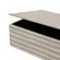 Kit 2 Caixas Decorativas em MDF e Canvas Xadrez Listra Lino Branco e Bege