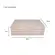 Kit 2 Caixas Decorativas em MDF e Canvas Xadrez Listra Lino Branco e Bege