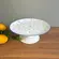Prato de Bolo Com Pé em Cerâmica Limão Sicília M 29cm