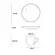 Xícara Café e Pires Descentralizado Cerâmica Stoneware Bio Night Blue  65ml - 1un