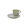 Xícara Café e Pires Descentralizado Cerâmica Stoneware Bio Green Granite  65ml - 1un