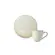 Xícara Café e Pires Descentralizado Cerâmica Stoneware Bio Ivory  65ml - 1un