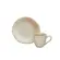 Xícara Café e Pires Ramequim Cerâmica Stoneware Juta Clay Shiny 65ml - 1un