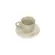 Xícara Café e Pires Ramequim Cerâmica Stoneware Juta Clay Shiny 65ml - 1un
