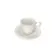 Xícara Café e Pires Ramequim Cerâmica Stoneware Juta New White 65ml - 1un