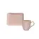 Caneca e Travessa Retangular Cerâmica Juta Orgânico Litchi 273ml - 1 Unid.