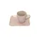 Caneca e Travessa Retangular Cerâmica Juta Orgânico Litchi 273ml - 1 Unid.
