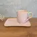 Caneca e Travessa Retangular Cerâmica Juta Orgânico Litchi 273ml - 1 Unid.