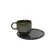 Xícara Chá Empilhável e Pires Cerâmica Stoneware Linhas Oceano 230ml - 1 Unid.