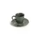 Xícara Café e Pires Cerâmica Stoneware Orgânico Florear 97ml - 1 Unid.