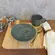 Xícara Café e Pires Cerâmica Stoneware Orgânico Florear 97ml - 1 Unid.