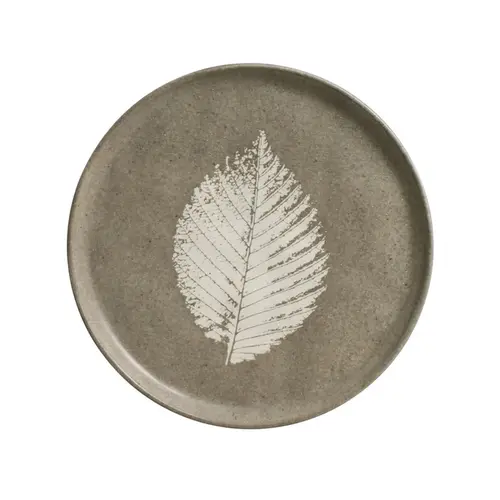 Prato Sobremesa em Cerâmica Bio Stoneware Seiva 21,5 cm - 1 Unid.