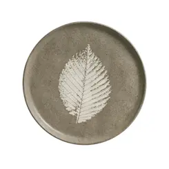 Prato Sobremesa em Cerâmica Bio Stoneware Seiva 21,5 cm - 1 Unid.