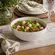 Tigela Bowl em Cerâmica Madeleine Grande Branco 25 cm 2500ml