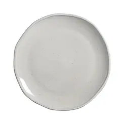 Prato Raso em Cerâmica Stoneware Daily Snow Branco 25cm - 1 unid.