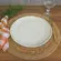 Prato Raso em Cerâmica Stoneware Daily Snow Branco 25cm - 1 unid.