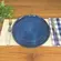 Prato Raso em Cerâmica Stoneware Daily Happy Azul 25cm - 1 unid.