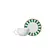 Xicara de Café com Pires em Cerâmica Stripe Verde 85 ml - 1 Unid.