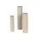 Trio de Vasos Decorativos Coluna em Cerâmica Off-White