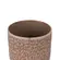 Cachepot Vaso Decorativo Savia em Cerâmica Marrom com Relevo 15,5 cm