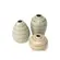 Kit de Vasos Decorativos Origens em Cerâmica Texturizado 3 peças