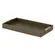 Bandeja Decorativa Oliva Verde com Alças Douradas 40cm