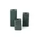 Kit Porta-Velas Lume em Mármore Verde Natural 3 Peças