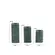 Kit Porta-Velas Lume em Mármore Verde Natural 3 Peças