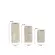 Kit Porta-Velas Lume em Mármore Bege Natural 3 Peças