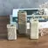 Kit Porta-Velas Lume em Mármore Bege Natural 3 Peças