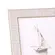 Porta-Retrato Mirel Branco Off-White com Filete Dourado 15x20 cm