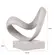 Escultura Decorativa Vantor Abstrata em Poliresina Cinza