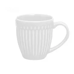 Caneca em Cerâmica Roma Branco 340ml - 1 unid.
