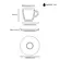 Xicara de Café com Pires em Cerâmica Passion Branco 72ml - 1 Unid.