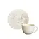 Xicara de Chá e Pires em Cerâmica Coup Florear Off-White 161ml - 1 Unid.