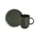 Caneca Coup Stoneware com Pires Descentralizado Greenery 330 ml - 1 unid.