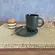 Caneca Coup Stoneware com Pires Descentralizado Greenery 330 ml - 1 unid.