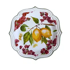 Prato de Sobremesa em Cerâmica Imperial 22cm - 1 unid.